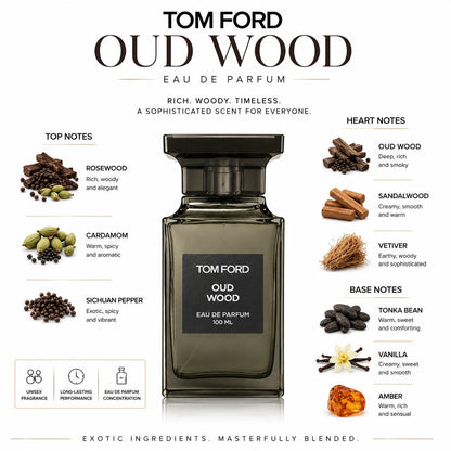 Oud Wood for Men 100ml Eau de Parfum New Sealed